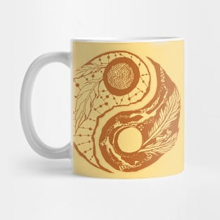 Terracotta Yin Yang Mug